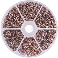 アイアンスプリットリング  ダブルループ丸カン  リング  赤銅鉱  4x0.7mm  内径：2.6mm  5x0.7mm  内径：3.6mm  6x0.7mm  内径：4.6mm  7x0.7mm  内径：5.6mm  8x0.7mm  内径：6.6mm  10x0.7mm  内径：8.6mm&nbsp;IFIN-PH0023-11R