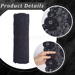 Polyester Lace Trim Ribbons&nbsp;SRIB-WH220020-058A