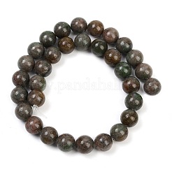 天然石ガーネットビーズ連売り  ラウンド  12mm  穴：1mm  約32個/連  14.76''（37.5センチメートル）&nbsp;G-H093-B04-12mm