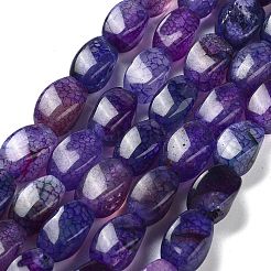 Natural Dragon Veins Agate Beads Strands&nbsp;G-G172-01N