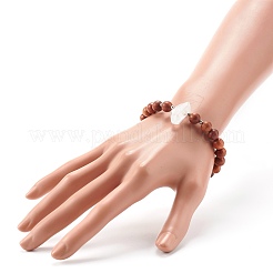 Natural Quartz Bracelet for Girl Women Gift&nbsp;BJEW-JB06775