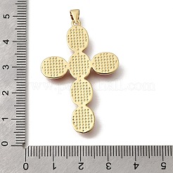 Brass Glass Pendants&nbsp;KK-Z155-09G-02