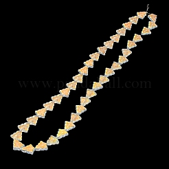 Transparent Electroplate Glass Beads Strands&nbsp;EGLA-C002-AB01