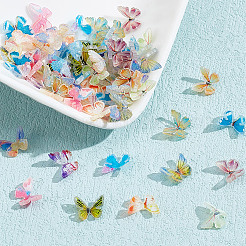 72Pcs 12 Colors 3D Resin Cabochons&nbsp;MRMJ-FI0001-01