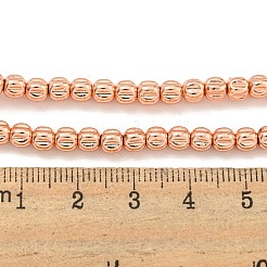 Electroplated Synthetic Non-magnetic Hematite Beads Strands&nbsp;G-C136-D01-02