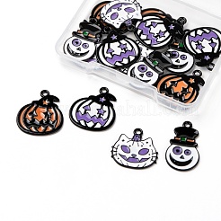 16Pcs 4 Style Alloy Enamel Pendants&nbsp;ENAM-LS0001-33
