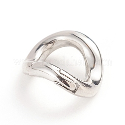 Tarnish Resistant 304 Stainless Steel Spring Gate Rings&nbsp;X-STAS-I133-09P