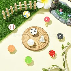 10Pcs 10 Styles Sport Theme Enamel Pins&nbsp;JEWB-CJ0003-05