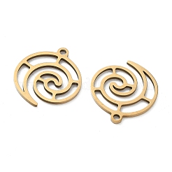 201 Stainless Steel Pendants&nbsp;STAS-F337-02G
