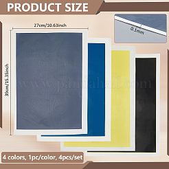 4Pcs 4 Colors Paper Engraving Marking Paper for Laser Engraver and Cutting Machine&nbsp;AJEW-BC0011-49