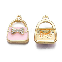 Rack Plating Alloy Enamel Pendants&nbsp;ENAM-T011-129C