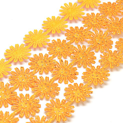 Glitter Powder Polyester Ribbons&nbsp;X-SRIB-S048-04F