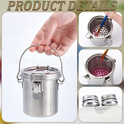 201 Stainless Steel Portable Retractable Buckets&nbsp;AJEW-UN0002-91