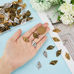 90Pcs 3 Colors Tibetan Style Pendants&nbsp;FIND-DC0004-07
