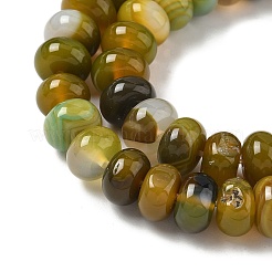 Natural Banded Agate Beads Strands&nbsp;G-F790-I01-01S