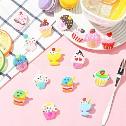 16Pcs PVC Ice Cream Lapel Pin Backs for Backpack Clothes&nbsp;JEWB-CJC0022-014A