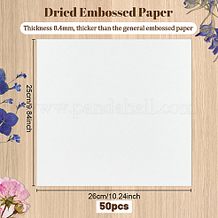 Dried Embossed Paper&nbsp;DIY-WH0622-646C