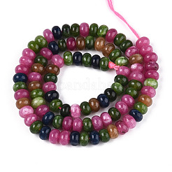 Dyed Natural White Jade Beads Strands&nbsp;X-G-T139-58B-01
