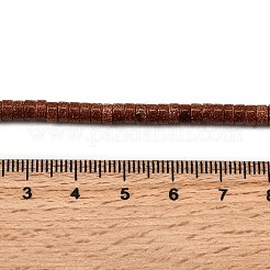 天然＆合成混合宝石ビーズ連売り  ディスク  ヒシビーズ  染めと未染色の混合  4x2.5mm  穴：0.8mm  約159個/連  14.84~14.88''（37.7~37.8センチメートル）&nbsp;G-H230-M