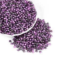 Transparent Inside Colours Glass Seed Beads&nbsp;SEED-T007-19A-03