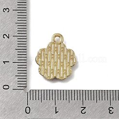 合金エナメルチャーム  花のチャーム  ゴールドカラー  ミックスカラー  17.5x15x1mm  穴：1.8mm&nbsp;ENAM-D305-02G
