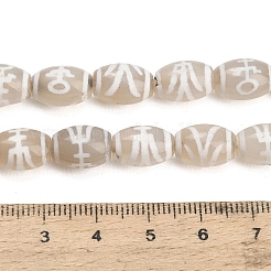 Tibetan Style dZi Beads Strands&nbsp;GG-CBA4812-C01-8X12MM