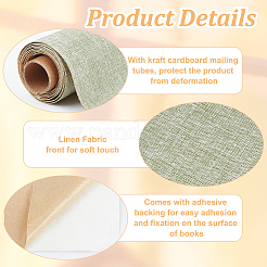1 Sheet Rectangle Linen Fabric&nbsp;DIY-OC0012-04D