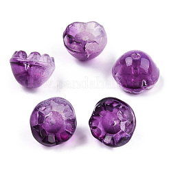 Transparent Spray Painted Glass Beads&nbsp;GLAA-N035-032-C06