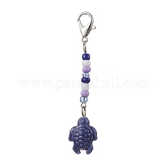 Ocean Themed 4Pcs 4 Colors Handmade Porcelain Pendant Decorations&nbsp;HJEW-JM01697