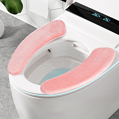 粘着式ポリエステル製トイレシートクッション  ピンク  376x99x72mm&nbsp;AJEW-CN0007-82