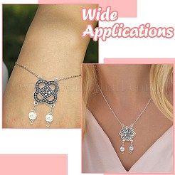 60Pcs 30 Styles Tibetan Style Zinc Alloy Multi-Strand Links&nbsp;FIND-CJ0003-63