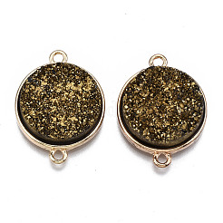 Natural Druzy Agate Links Connectors&nbsp;G-T131-86G