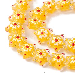 Transparent Glass Beads Strands&nbsp;LAMP-F029-03C