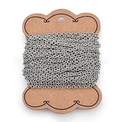 Tarnish Resistant 304 Stainless Steel Cable Chains&nbsp;CHS-L017-09D