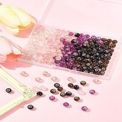 200Pcs 5 Colors Plating Acrylic Beads&nbsp;OACR-FS0002-03