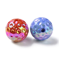 UV Plating Opaque Acrylic Beads&nbsp;SACR-F010-03B