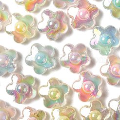 110Pcs 5 Colors Transparent Acrylic Beads&nbsp;TACR-LS0001-05