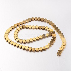 Electroplate Non-magnetic Synthetic Hematite Bead Strands&nbsp;X-G-F300-23C-03