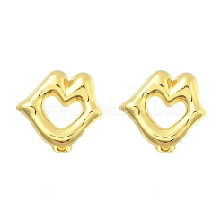 Lip 304 Stainless Steel Stud Earrings&nbsp;LS-EJEW-A125-57G