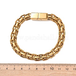 304 Stainless Steel Link Chain Bracelets&nbsp;BJEW-F529-14G