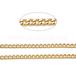 Ion Plating(IP) 304 Stainless Steel Cuban Link Chains&nbsp;CHS-G010-02G