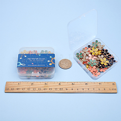 ライトゴールドメッキの合金エナメルペンダント  花  ミックスカラー  20.5x17.5x3mm  穴：1.8mm  6色  6個/カラー  36個/箱&nbsp;PALLOY-SC0002-44