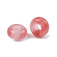 Cherry Quartz Glass European Beads&nbsp;GG-CBA02C4-06B