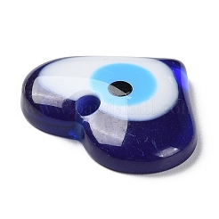 Blue Evil Eye Resin Pendants&nbsp;CRES-D012-01B
