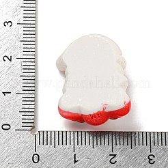 クリスマス不透明樹脂デコデンカボション  サンタクロース  24.5x20x10mm&nbsp;RESI-U006-02B