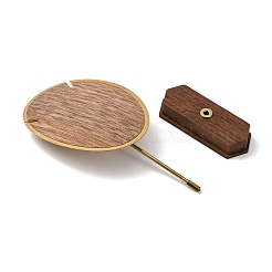 Oval Shaped Wood Necklace Organizer Display Racks&nbsp;ODIS-B002-05C