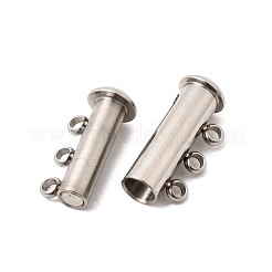 304 Stainless Steel Slide Lock Clasps&nbsp;STAS-F350-05B-P