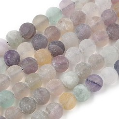 Natural Fluorite Beads Strands&nbsp;G-K292-01