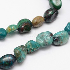 Nuggets Natural Chrysocolla Beads Strands&nbsp;X-G-N0164-10
