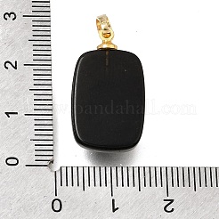 Natural Obsidian Pendants&nbsp;G-T151-02E